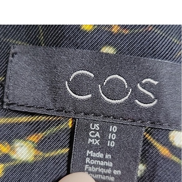 COS Black and Gold Embellished Maxi Sundress - Picture 6 of 10